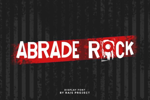 Abrade Rock Font for Bold Digital Branding and Music-Inspired Web Design