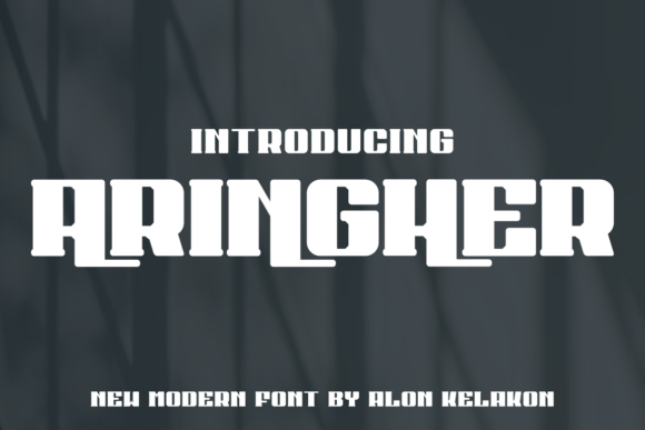 Aringher Display Font Review for Bold Campaign Visuals