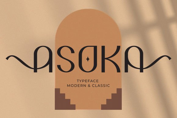 Asoka: A Sleek Display Font for Contemporary Branding