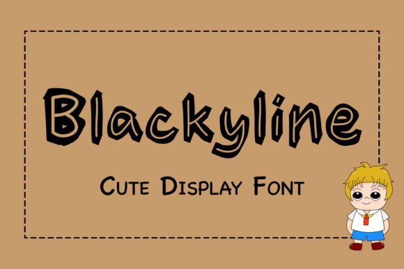 Blackyline Cute Display Font for Campaign Headlines