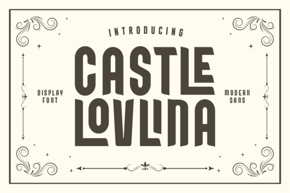 Castle Lovlina: A Vintage Display Font for Elegant Branding