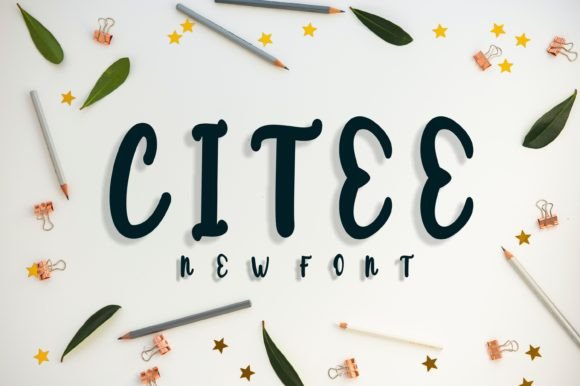 Citee Display Font Review for Crafters and Sellers
