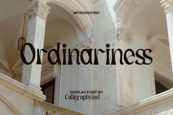 Crafting with Ordinariness: A Unique Display Font for Makers