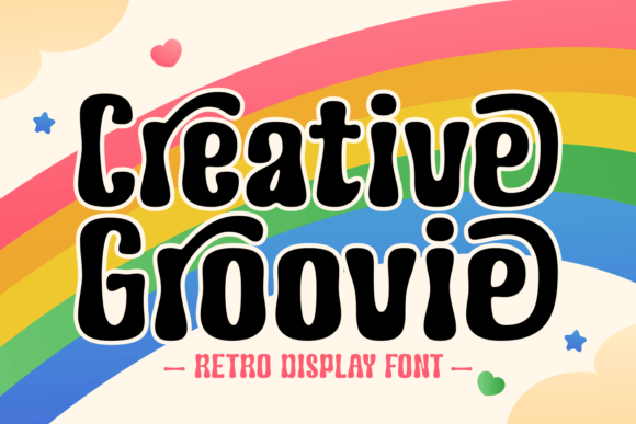 Creative Groovie Font: A Playful Display Typeface for Joyful Branding