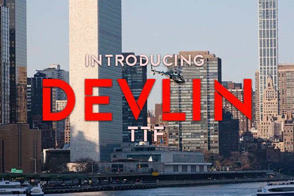 Devlin: A Sleek Sans Display Font for Campaign Design