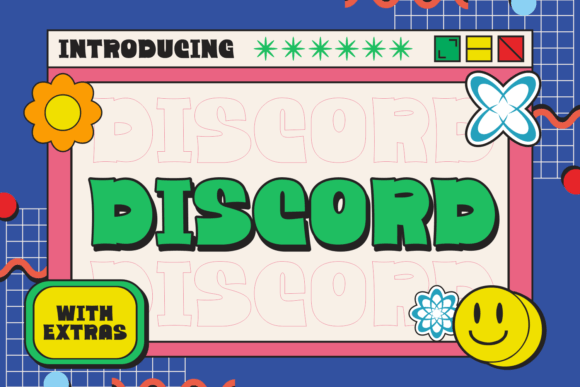 Discord Vintage Display Font for Small Business Branding