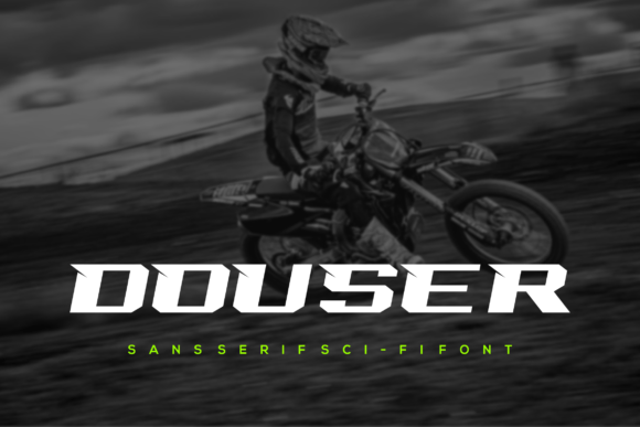 Douser Display Font for Handmade Brands and Craft Products