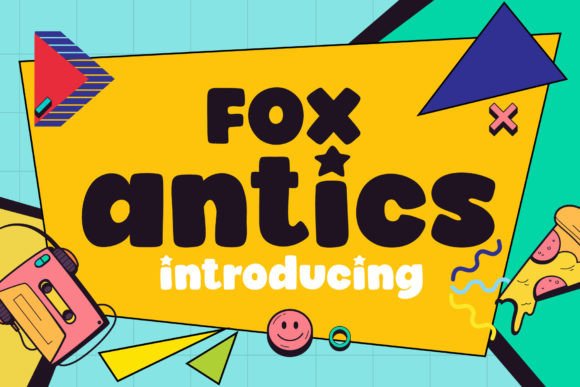 Fox Antics: A Playful Display Font for Digital Branding