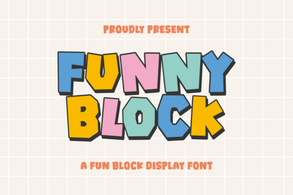 Funny Block: A Playful Display Font for Bold Small Business Branding
