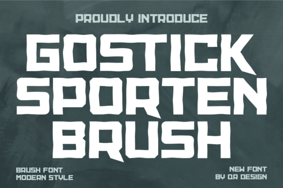 Gostick Sporten Brush for Handmade Products and Craft Projects