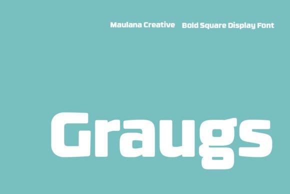 Graugs: A Clean Modern Display Font for Editorial Design