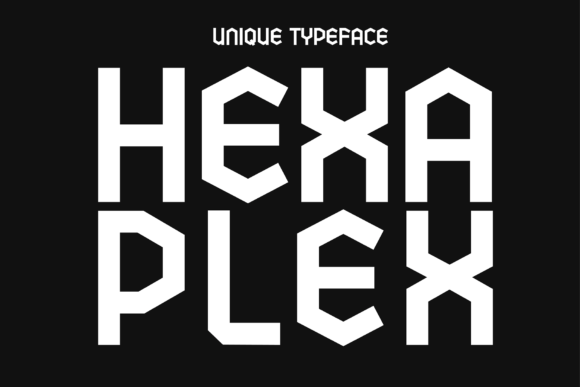 Hexaplex Display Font for Modern Business Branding
