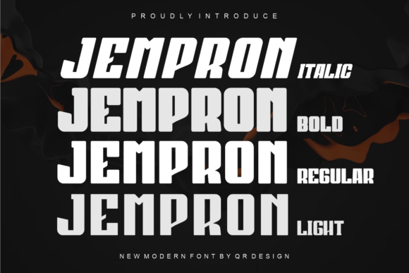 Jempron Display Font Review for Bold Campaign Design