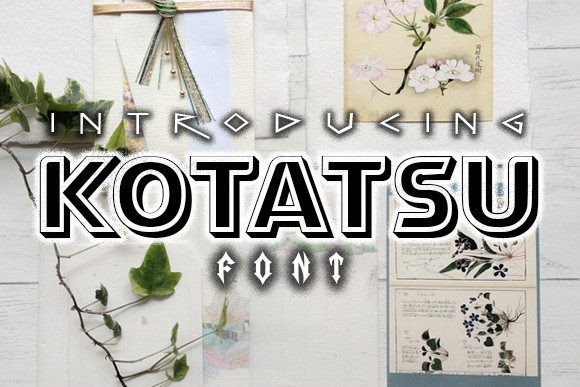 Kotatsu: A Bold Display Font for Modern Web Design