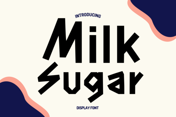 Milk Sugar Handwritten Font for Elegant Editorial Design