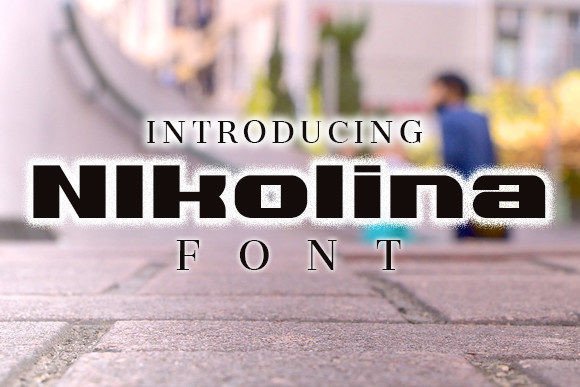 Nikolina Display Font for Modern Branding