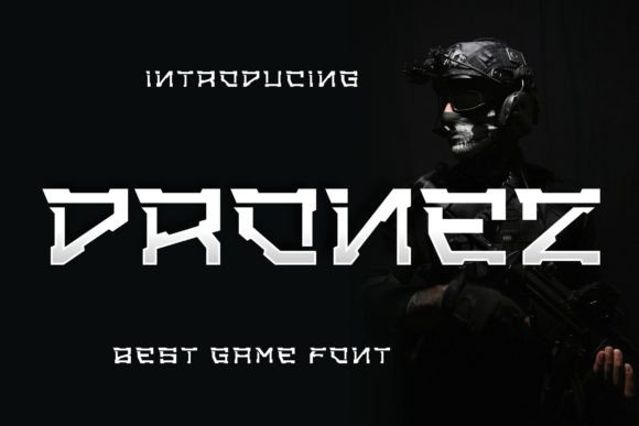 Professional Display Font Dronez for Modern Branding