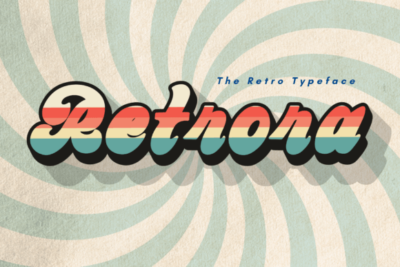 Retrora: A Vintage Display Font Built for Brand Identity Work