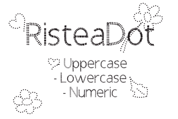 Ristea Dot Font for Playful Branding and Creative Projects