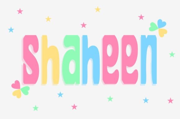 Shaheen Font: A Display Typeface for Small Business Branding