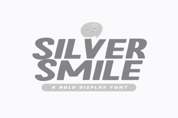 Silver Smile: A Playful Display Font for Handmade Products
