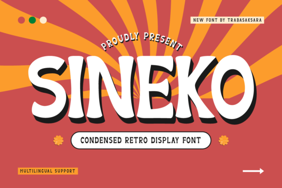 Sineko Font: A Versatile Display Typeface