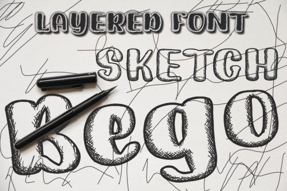 Sketch Bego: A Playful Hand-Drawn Display Font for Branding Projects