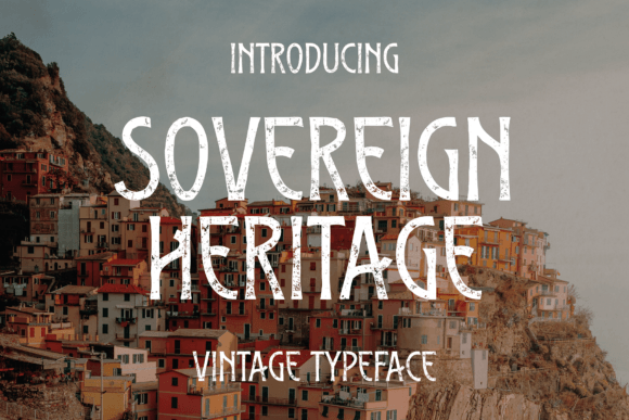 Sovereign Heritage: A Vintage Display Typeface for Elegant Branding Projects