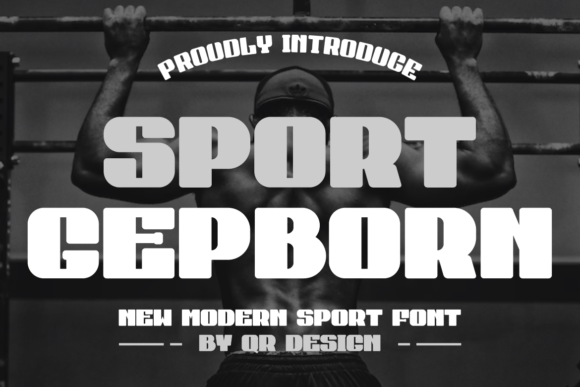 Sport Gepborn: A Bold Display Font for Handmade Brands