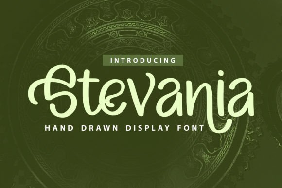 Stevania Script Font for Elegant Business Branding and Packaging
