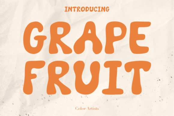 Using Grapefruit Display Font for a Small Bakery Brand Identity