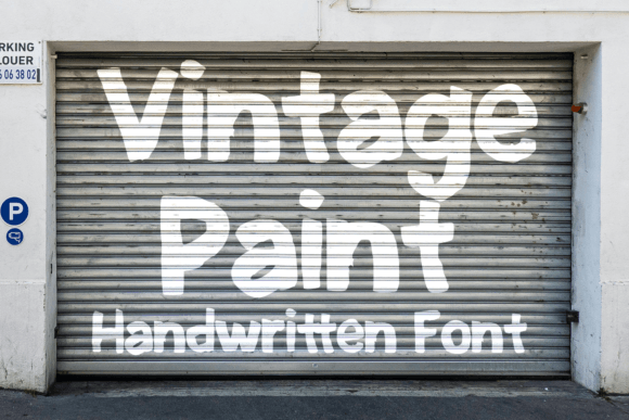Vintage Paint Font Review: A Bold Display Typeface